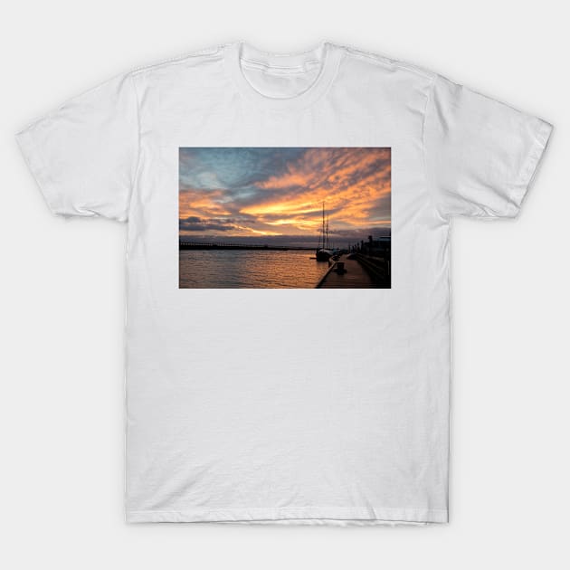 December sunrise over the River Blyth T-Shirt by Violaman